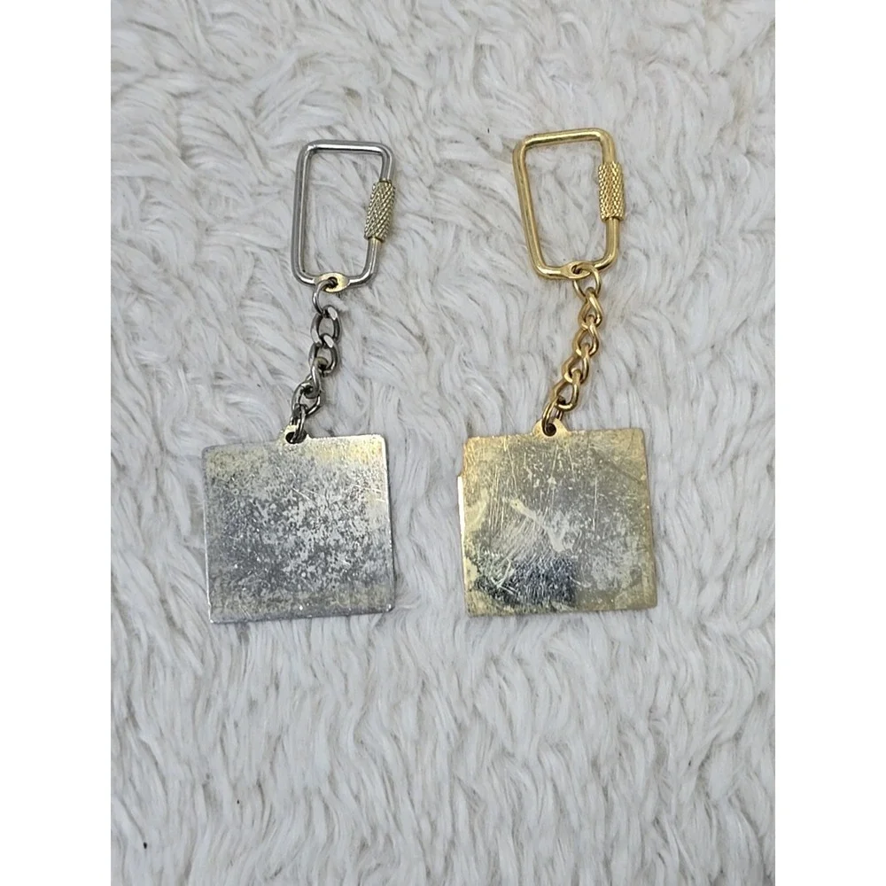 2 Vintage Benson & Hedges Cigarettes Keychains Key Fob Tobacco Advertising Promo